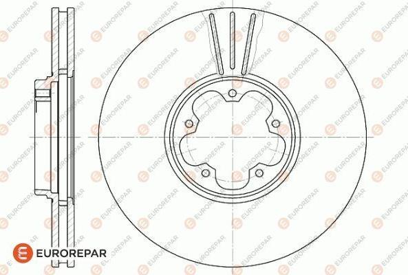 EUROREPAR 1618871580 - Гальмівний диск avtolavka.club