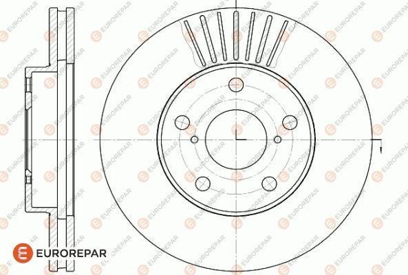 EUROREPAR 1618871880 - Гальмівний диск avtolavka.club