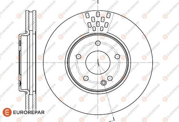 EUROREPAR 1618873980 - Гальмівний диск avtolavka.club