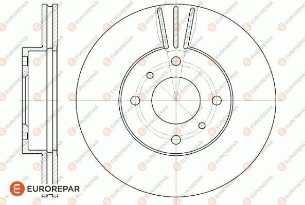 EUROREPAR 1618872280 - Гальмівний диск avtolavka.club