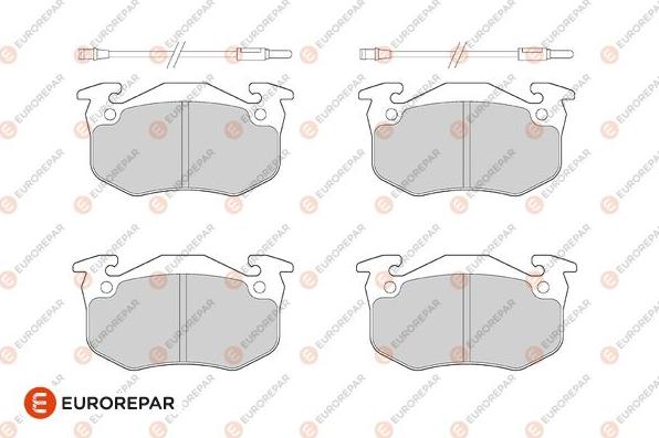 EUROREPAR 1686269780 - Гальмівні колодки, дискові гальма avtolavka.club