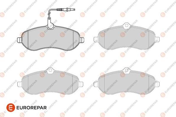 EUROREPAR 1686265980 - Гальмівні колодки, дискові гальма avtolavka.club