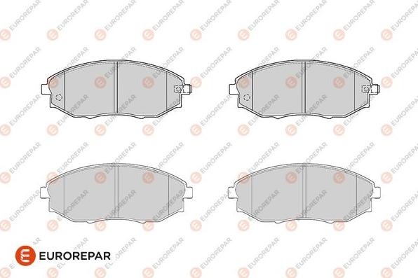 EUROREPAR 1686279980 - Гальмівні колодки, дискові гальма avtolavka.club