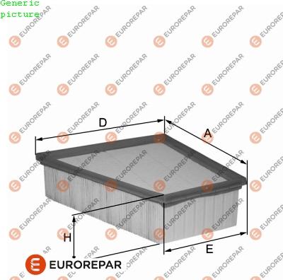 EUROREPAR 1680340980 - Повітряний фільтр avtolavka.club