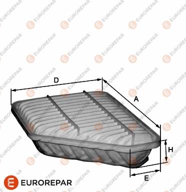 EUROREPAR 1680353280 - Повітряний фільтр avtolavka.club