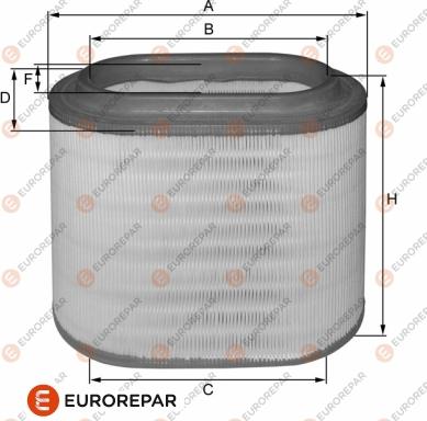 EUROREPAR 1680332680 - Повітряний фільтр avtolavka.club