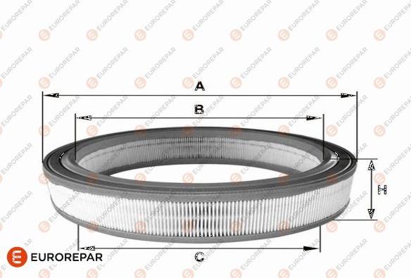 EUROREPAR 1682267080 - Повітряний фільтр avtolavka.club