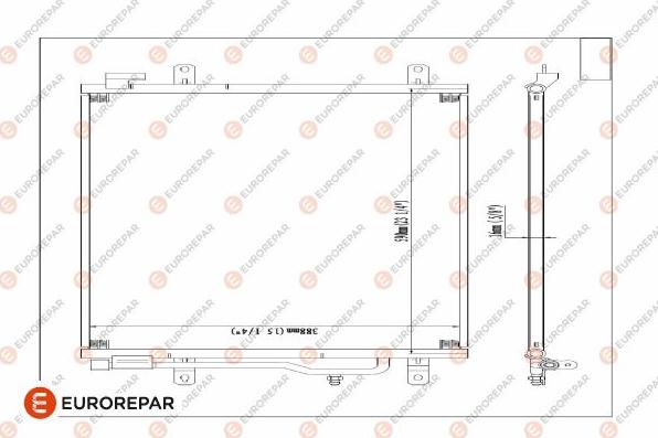 EUROREPAR 1626267680 - Конденсатор, кондиціонер avtolavka.club