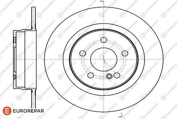 EUROREPAR 1622809680 - Гальмівний диск avtolavka.club