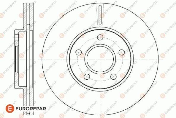 EUROREPAR 1622816380 - Гальмівний диск avtolavka.club