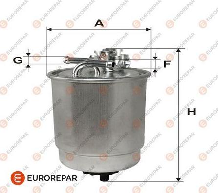 EUROREPAR E148105 - Паливний фільтр avtolavka.club