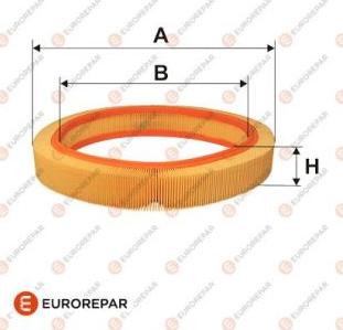 EUROREPAR E147096 - Повітряний фільтр avtolavka.club