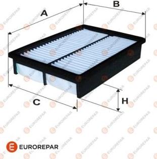 EUROREPAR E147262 - Повітряний фільтр avtolavka.club