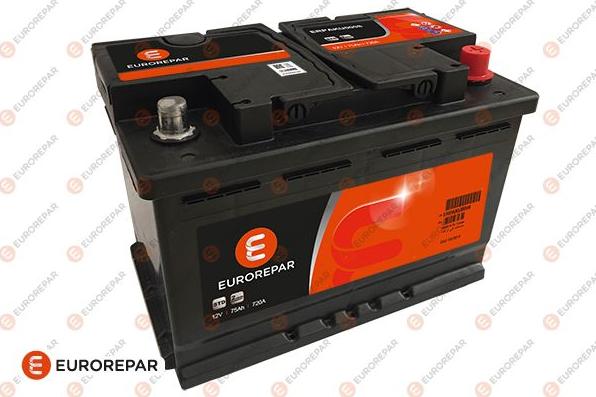 EUROREPAR ERPAKU0008 - Стартерна акумуляторна батарея, АКБ avtolavka.club