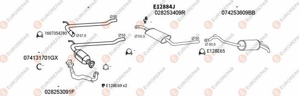 EUROREPAR EXH103428 - Система випуску ОГ avtolavka.club
