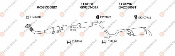 EUROREPAR EXH102915 - Система випуску ОГ avtolavka.club