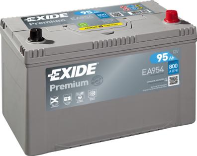 Exide EA954 - Стартерна акумуляторна батарея, АКБ avtolavka.club