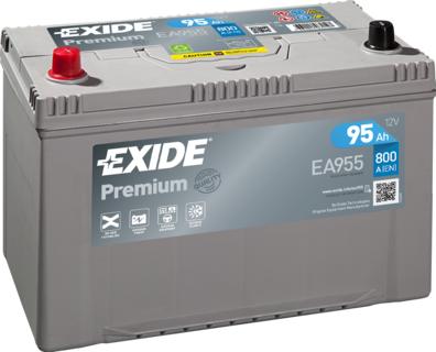 Exide EA955 - Стартерна акумуляторна батарея, АКБ avtolavka.club