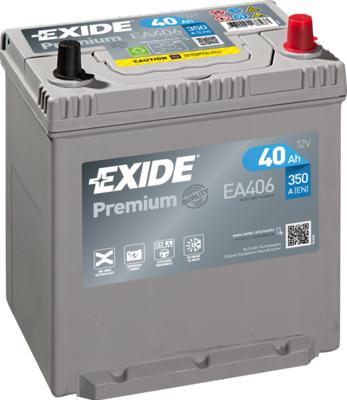 Exide EA406 - Стартерна акумуляторна батарея, АКБ avtolavka.club