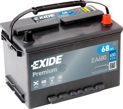 Exide _EA680 - Стартерна акумуляторна батарея, АКБ avtolavka.club