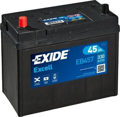 Exide EB457 - Стартерна акумуляторна батарея, АКБ avtolavka.club