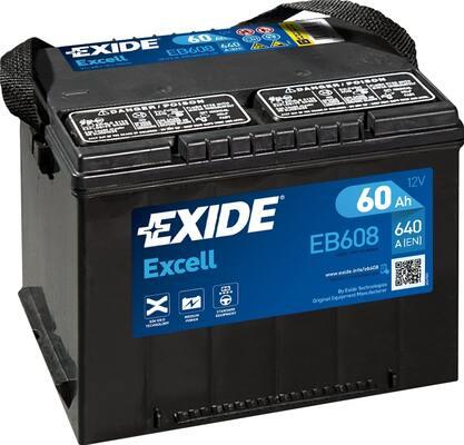 Exide EB558 - Стартерна акумуляторна батарея, АКБ avtolavka.club