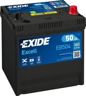 Exide EB504 - Стартерна акумуляторна батарея, АКБ avtolavka.club