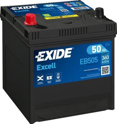 Exide EB505 - Стартерна акумуляторна батарея, АКБ avtolavka.club