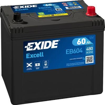 Exide EB604 - Стартерна акумуляторна батарея, АКБ avtolavka.club