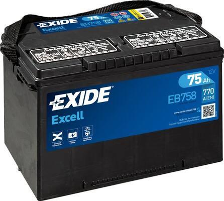 Exide EB708 - Стартерна акумуляторна батарея, АКБ avtolavka.club