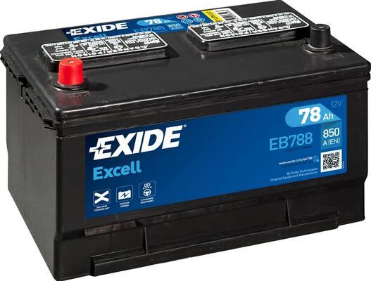 Exide EB788 - Стартерна акумуляторна батарея, АКБ avtolavka.club