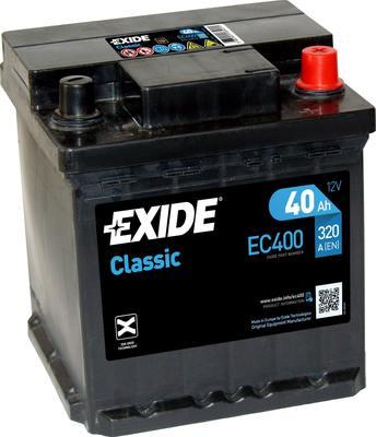 Exide EC400 - Стартерна акумуляторна батарея, АКБ avtolavka.club
