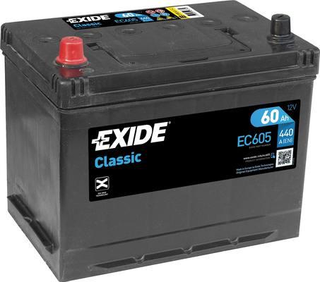 Exide EC605 - Стартерна акумуляторна батарея, АКБ avtolavka.club