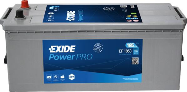 Exide EF1853 - Стартерна акумуляторна батарея, АКБ avtolavka.club