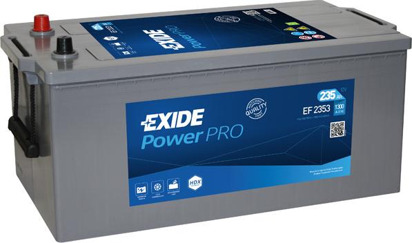 Exide EF2353 - Стартерна акумуляторна батарея, АКБ avtolavka.club