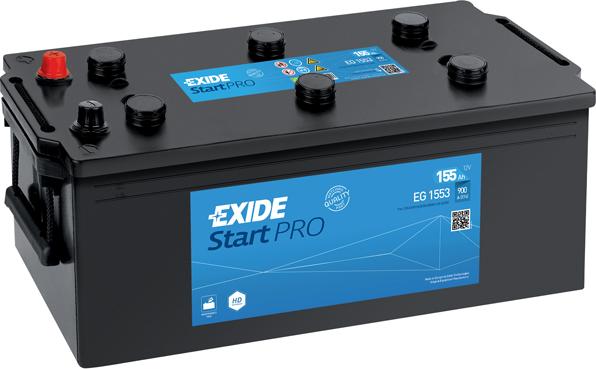 Exide EG1553 - Стартерна акумуляторна батарея, АКБ avtolavka.club