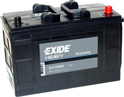 Exide EH0960 - Стартерна акумуляторна батарея, АКБ avtolavka.club