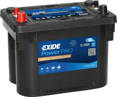 Exide EJ050C - Стартерна акумуляторна батарея, АКБ avtolavka.club