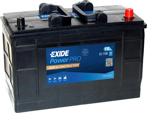 Exide EJ1100 - Стартерна акумуляторна батарея, АКБ avtolavka.club