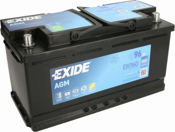 Exide EK960 - Стартерна акумуляторна батарея, АКБ avtolavka.club