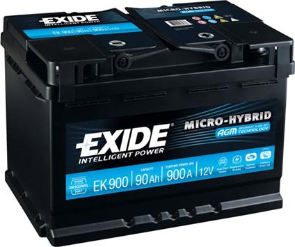 Exide EK900 - Стартерна акумуляторна батарея, АКБ avtolavka.club
