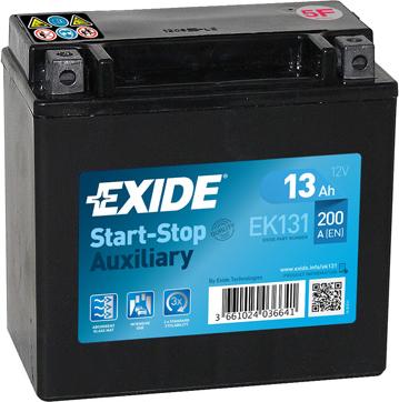 Exide EK131 - Стартерна акумуляторна батарея, АКБ avtolavka.club