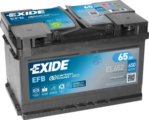 Exide EL652 - Стартерна акумуляторна батарея, АКБ avtolavka.club