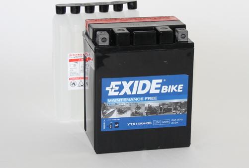 Exide ETX14AH-BS - Стартерна акумуляторна батарея, АКБ avtolavka.club