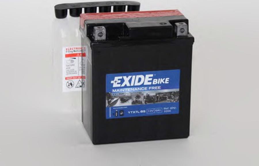 Exide YTX7L-BS - Стартерна акумуляторна батарея, АКБ avtolavka.club