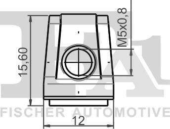 FA1 99-30006.10 - Гайка пластина для кріплення avtolavka.club