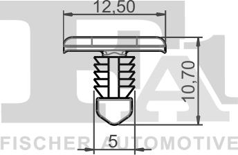 FA1 11-40097.5 - Зажим, молдинг / захисна накладка avtolavka.club