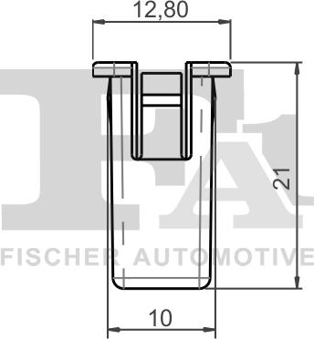 FA1 13-60003.10 - Зажим, молдинг / захисна накладка avtolavka.club