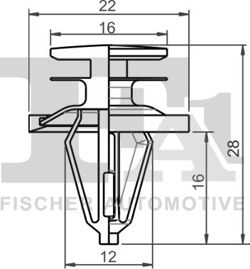 FA1 13-10014.25 - Зажим, молдинг / захисна накладка avtolavka.club