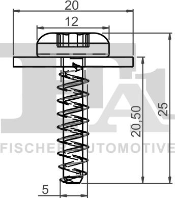 FA1 13-70003.10 - Зажим, молдинг / захисна накладка avtolavka.club